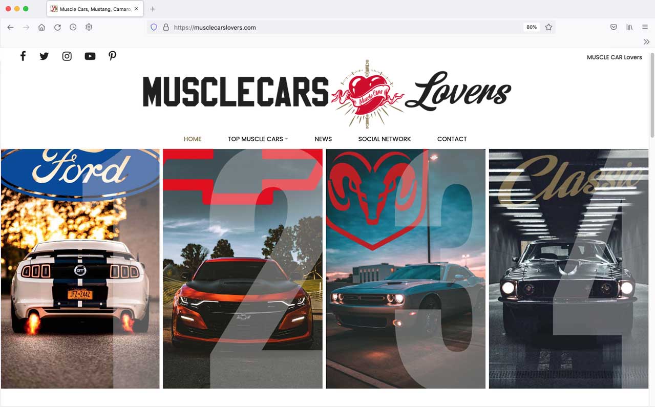 musclecarslovers web